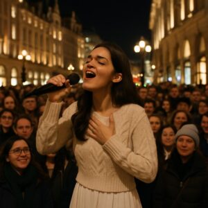 Rachel Zegler is serenading crowds of people in central London almost every night for free